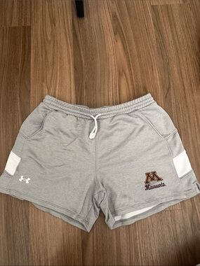 Under Armour Light Grey Minnesota Athletic Shorts